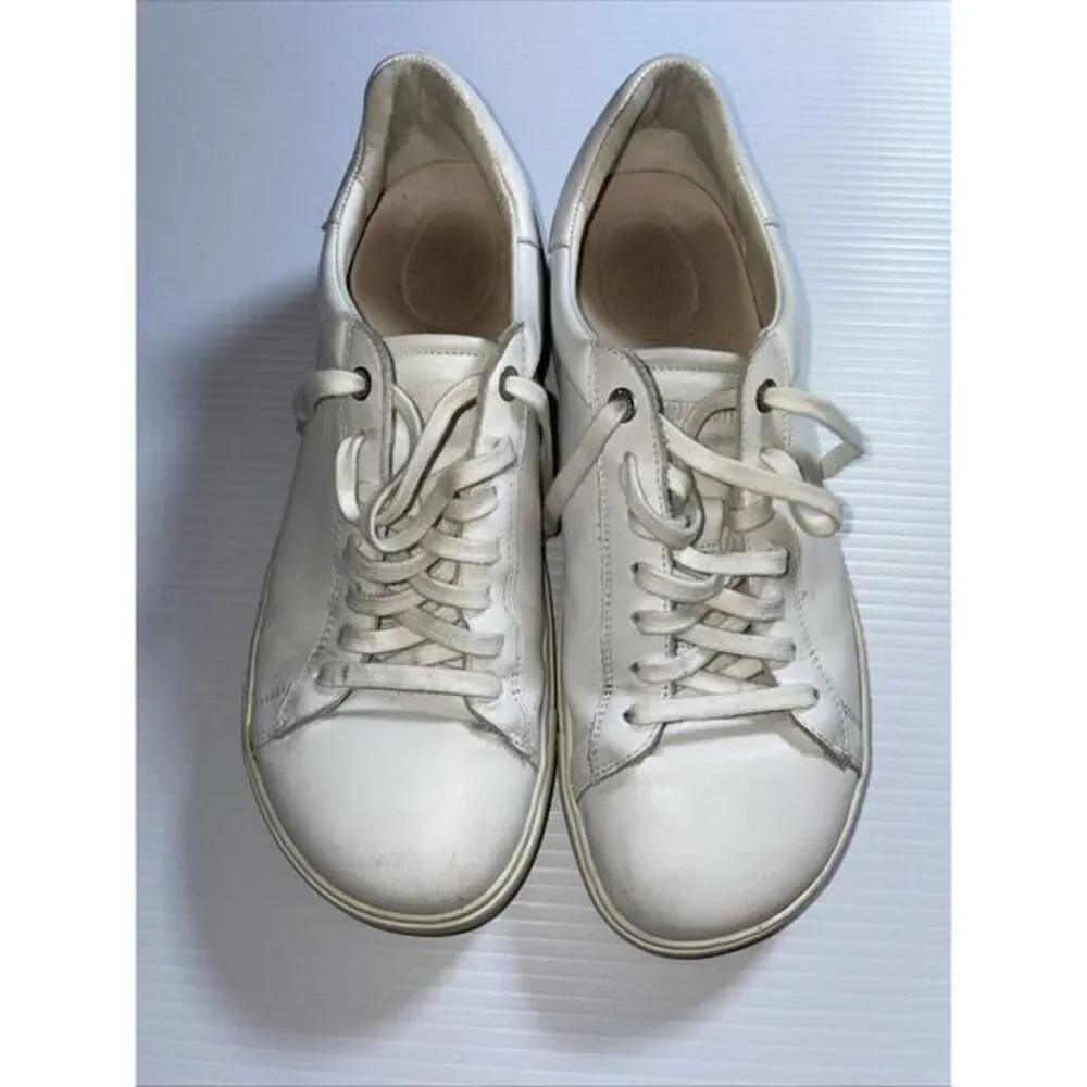 Birkenstock Bend Low White Leather Sneakers Shoes Mens Size‎ EU 43 US 10
